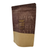 Customized Print Transparent Sachet Compostable Stand Up Bag Customs Verpackung Kaffeetasche Stempel