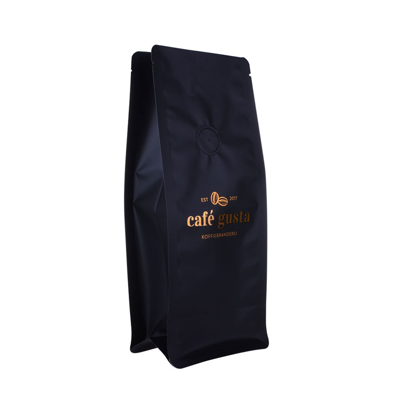Inventarfolie ausgekleidete K-Seal Compostable Cellophanbeutel Waitrose Compostable Verpackung benutzerdefinierte Kaffeetaschen mit Logo