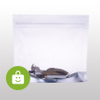 Personalisiertes Logo laminierter biologisch abbaubarer wiederverschließbarer Taschen drucken transparent