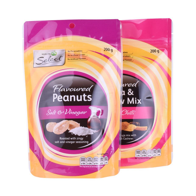 Benutzerdefinierte k gemachte K untere Seal T -Shirt -Tasche Snack Packung Verpackung Trockener Früchte Packung