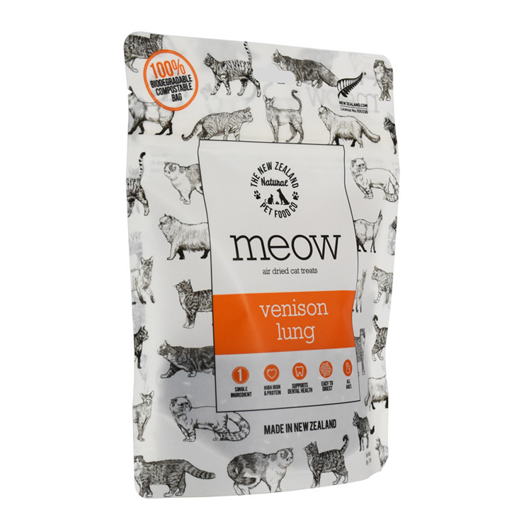Gute Qualitätsfolie Reißverschluss Recycling Katzenfutterbeutel UK Haustier Tasche