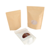 Customized Print Low Carbon Compostable Reißverpackung mit klaren Fensterlösungen