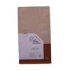 Hochwertige umweltfreundliche Flachboden -Zwickel Kaffeebohne mit Ventil und Reißverschluss