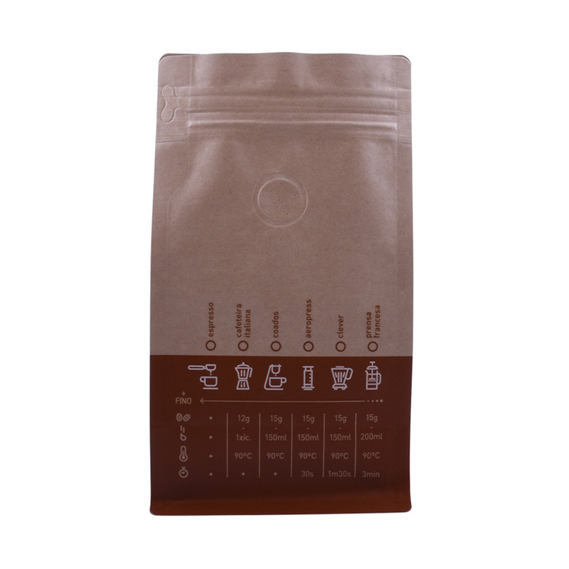 Glossige Finish -Kaffeebohnen -Taschen Verpackung mit entgasem Ventil