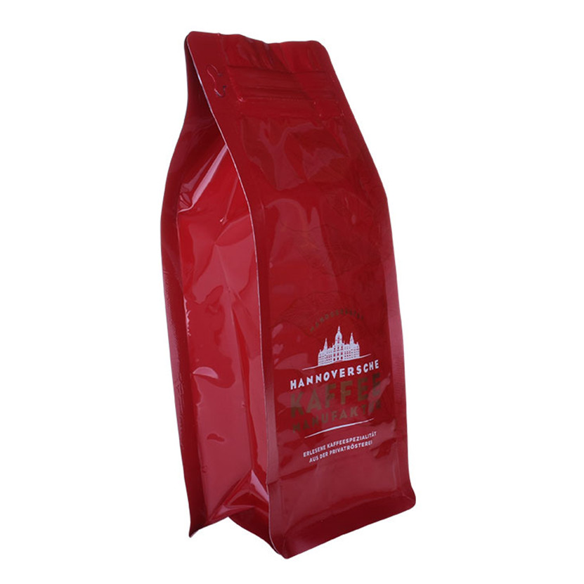 Wiederverschließbarer Zipper Kraftpapier Plastik Kaffeebeutel Lieferant