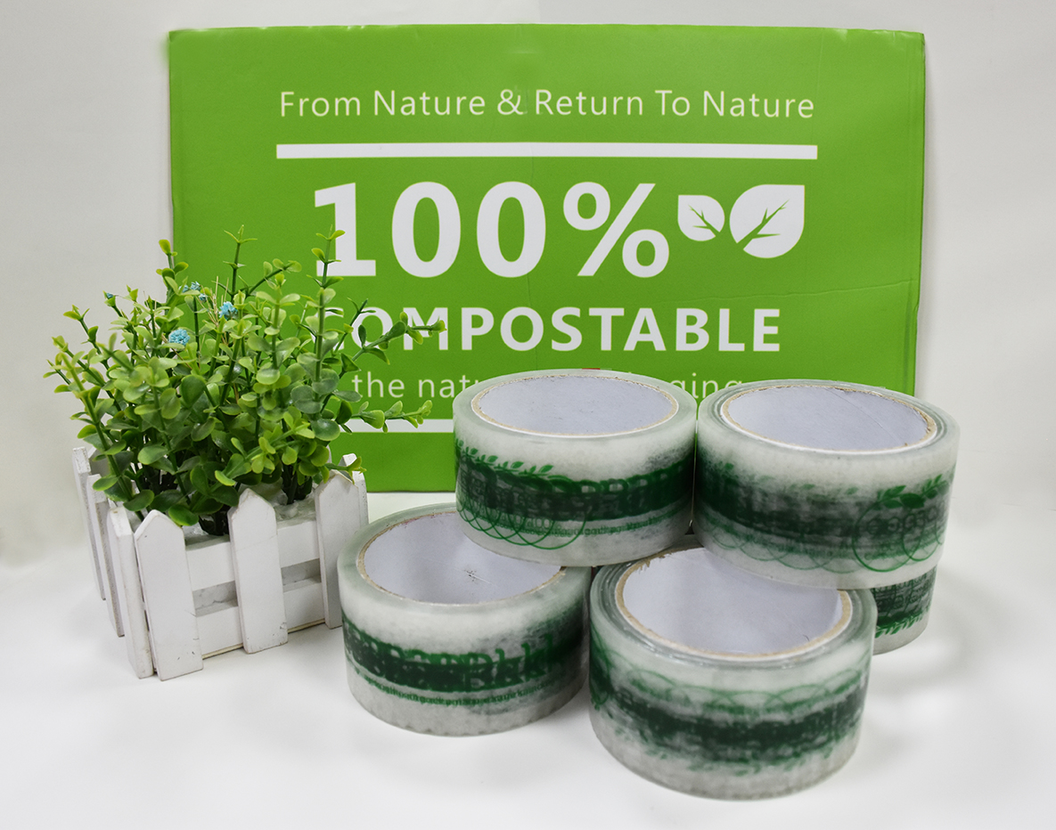 Biologisch abbaubarer kompostierbarer Verpackungs -Pla -Band mit Zertifizierung 