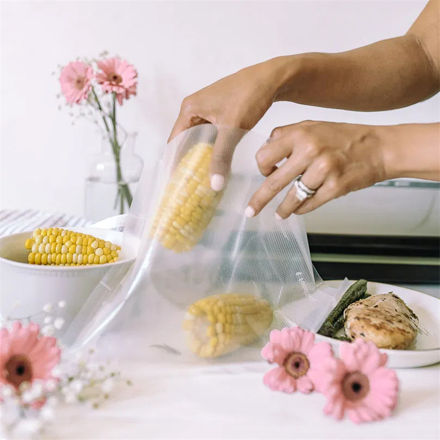 Vakuumsiegel-Verpackungsbeutel biologisch abbaubar umweltfreundlich für Lebensmittel