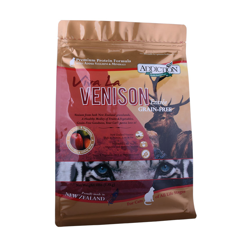 Flacher unterer Haustier-Lebensmittel-Tasche