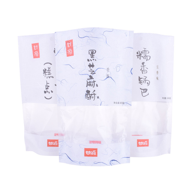Maßgeschneidertes Teeblattpaket für Kräuterreispapier mit Barfenster