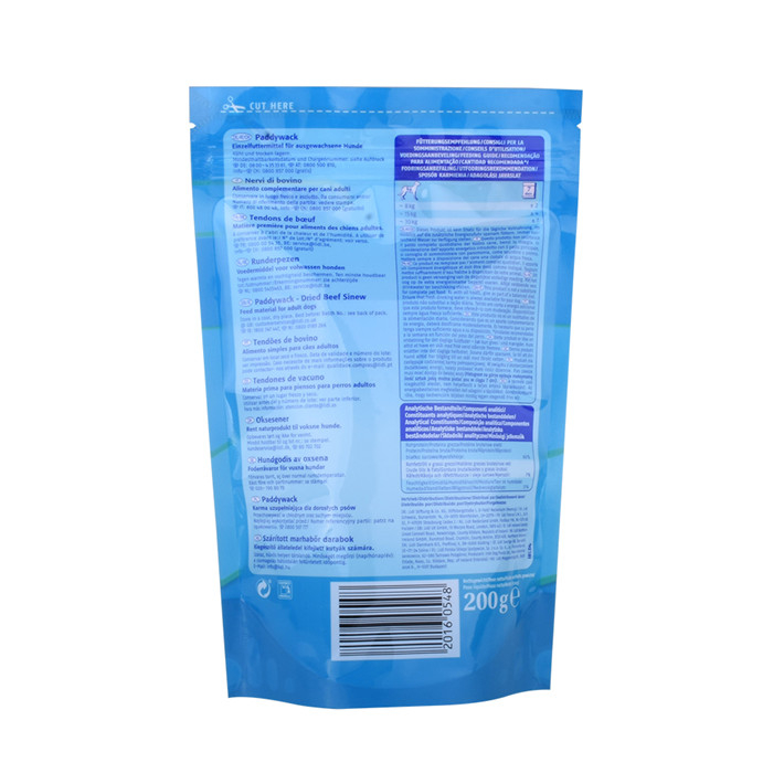 Natürliche mikrowellenfreie Lebensmittelbeutel Druckfutterpapierbeutel Verpackungstaschen stehen auf