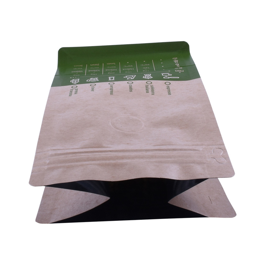 Wiederverwendbare UV -Spot -Cellophan -Taschen biologisch abbaubarer vollständig kompostierbarer Verpackung Heiße Stempelkaffeetaschen