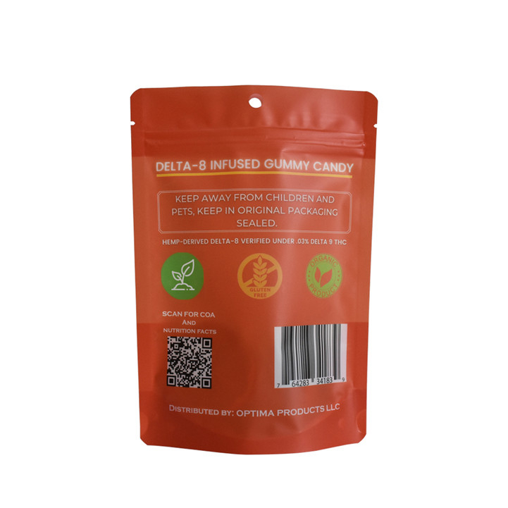 OEM Feuchtigkeitssicherer Zuckerrohrmaterial Schokoriegel Verpackungsbeutel Lieferungen