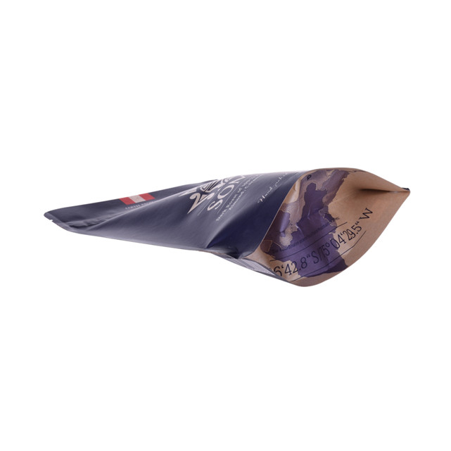 Kompostierbare Reißverpackung Kaffee und Tee für 250 g Kaffeeverpackung