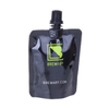 Custom Heat Dichtung recycelte matte schwarze Stand -up -Alkoholbeutel