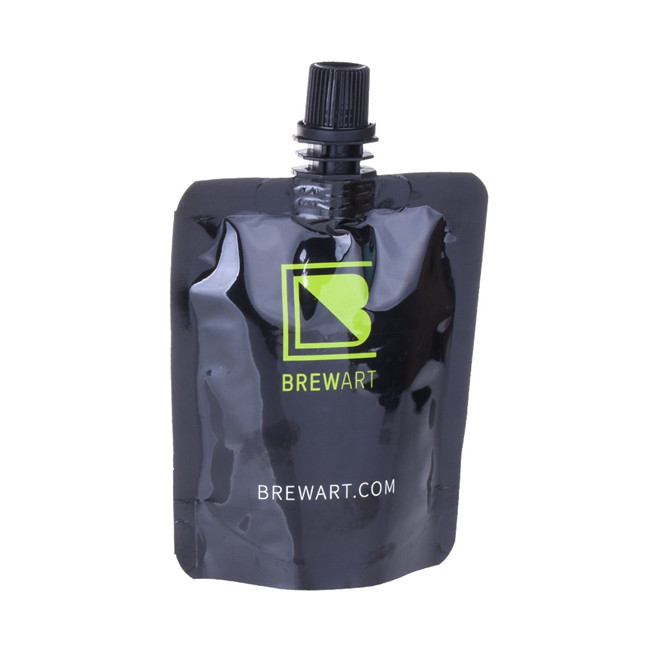 Custom Heat Dichtung recycelte matte schwarze Stand -up -Alkoholbeutel