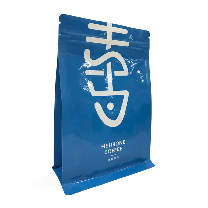 Bester Preis Gravure Druck farbenfrohe biologisch abbaubares Flachbodenkaffee -Verpackungsbeutel