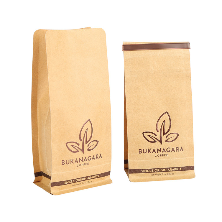 Umweltfreundliches neues Design Personalisiertes Hot Stamp Logo Zwickel Kaffeebohnen -Taschen Großhandel Großhandel