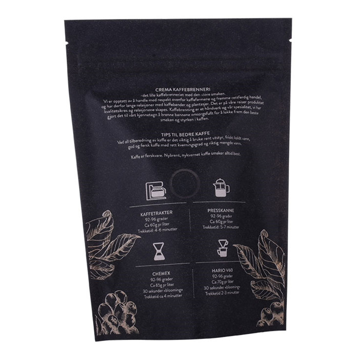 Benutzerdefinierte nachhaltige Verpackung Innovation Cafe Packaging mit Ventil