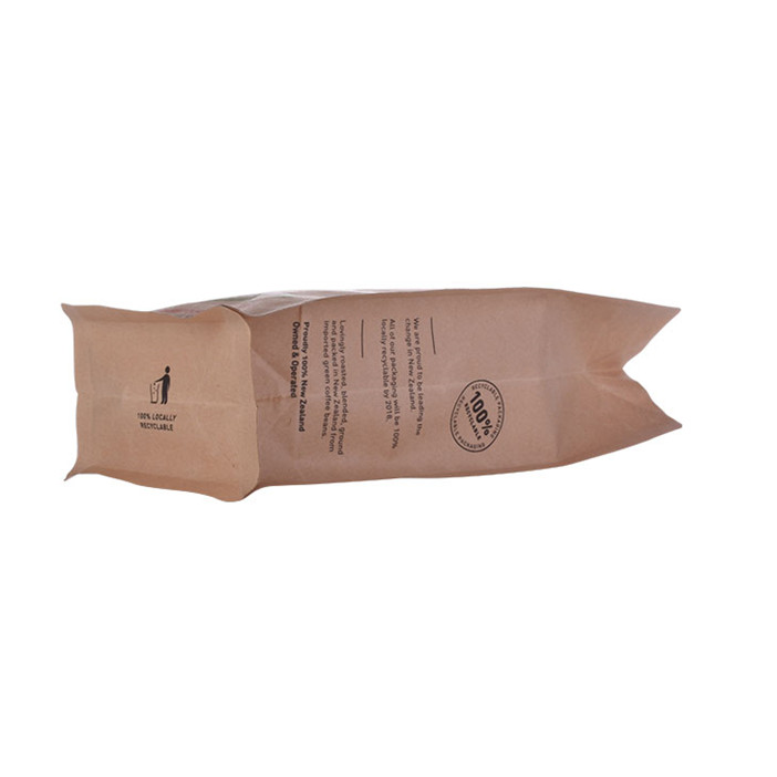 Heizdichtung Blockboden Umweltverpackung 1 kg Kaffeebeutel mit Kraftpapier