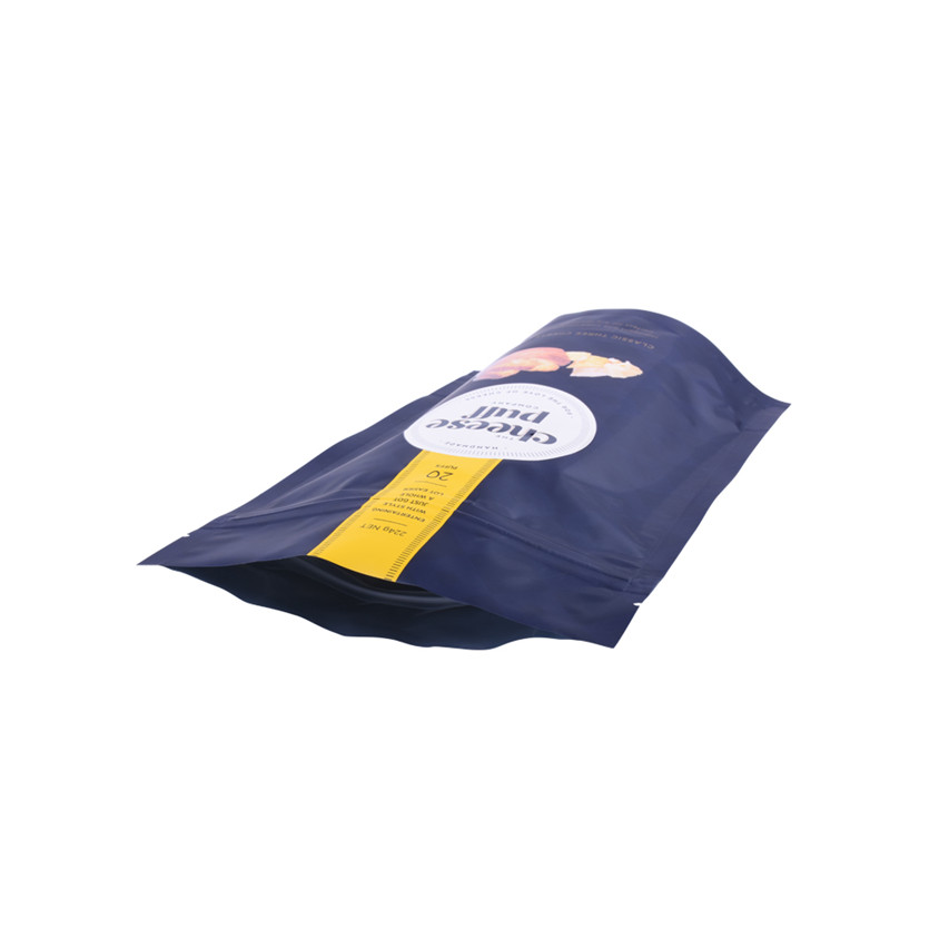 Customized Logo Offset Druckstand UP -Verpackung Biologisch abbaubare Zip -Lock -Taschen Plastikverpackung für Kuchen