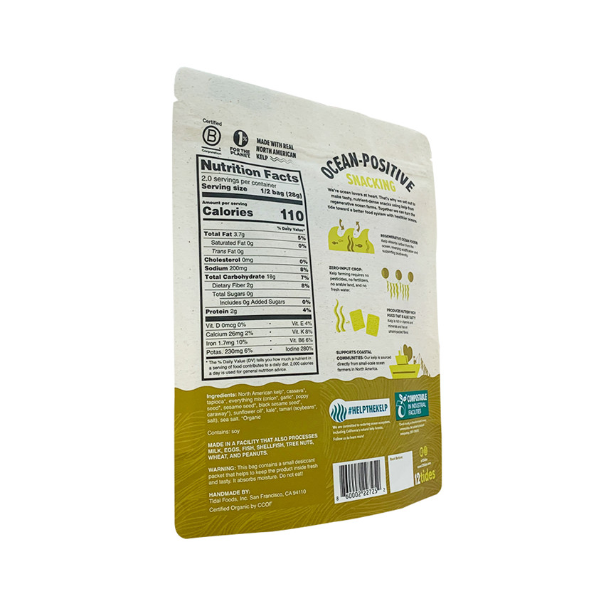 Sustainable Custom Production Chips Marken stehen für Verpackungsbeutel Großhandel