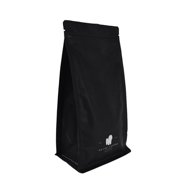 Customized Print wasserdichte recycelbare Materialien Taschenzip Black Beutelbeutel
