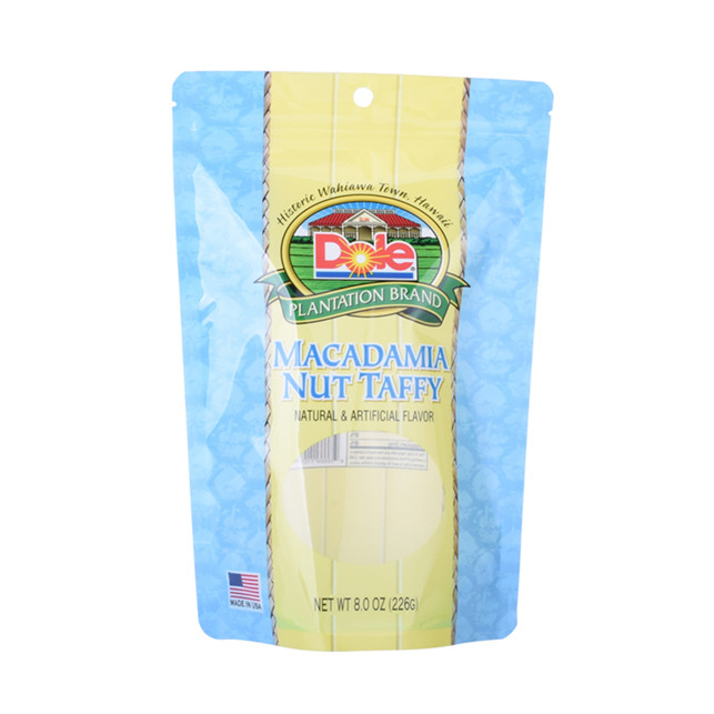 Grünes PE Recycling rosa Salzbeutel Design mit Reißverschluss