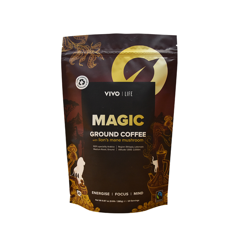 Kompostierbare Folie hohe Barriere Stand -up -Kaffeebeutel 