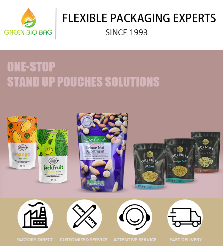 Benutzerdefinierte Farbe gedruckt CBD Gummi-Candy-Stand-Up-Beutel-Recycling-Tasche Packglaing