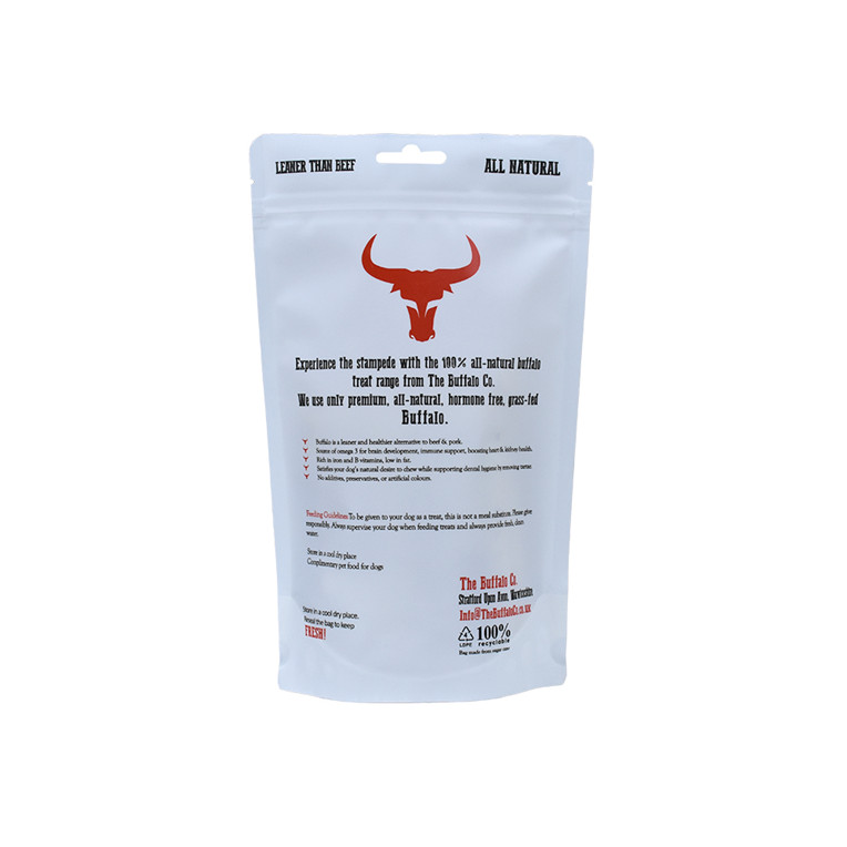 Nachhaltige motierte Mattentüten für pflanzliche Basis-M und Proof Pet Food Matte Drucker