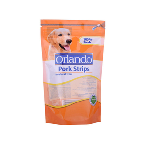 Bester Preis Customized Stand up Pet Food Plastiktüten Zusammenschluss