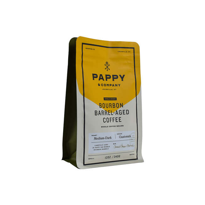 Custom Production Reclosenable Pocket Reißverschluss Kaffeetasche mit Entgasungsventil