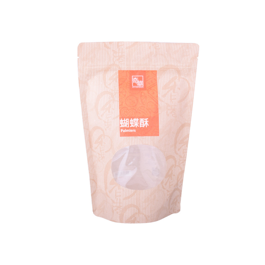 China Lieferant, einkochierbares Ziplock Stand -up -Taschen 100 biologisch abbaubare Verpackungskeks Verpackung