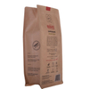 Heizdichtung Blockboden Umweltverpackung 1 kg Kaffeebeutel mit Kraftpapier