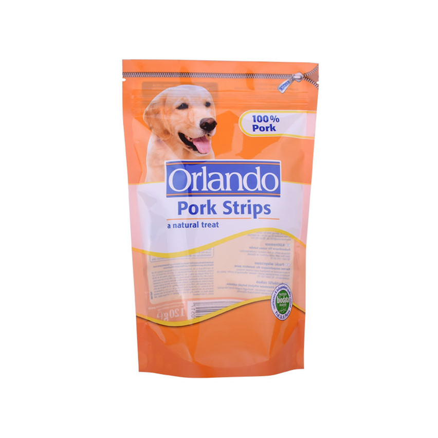 Umweltfreundliche kundenspezifische Produktion Stand up Poly Pet Food Bags Großhandel