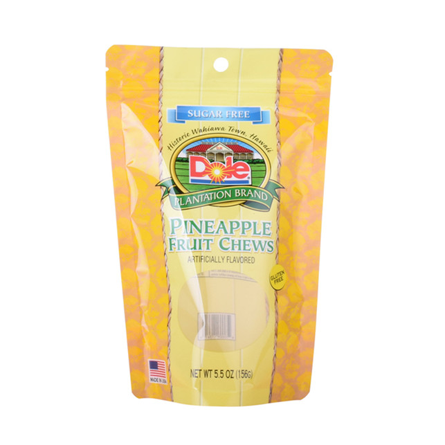 Grünes PE Recycling rosa Salzbeutel Design mit Reißverschluss