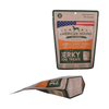 Braune Bio-Kraftpapiertüte zum Aufstellen für Beef Jerky Doypack