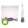 Personalisiertes Logo laminierter biologisch abbaubarer wiederverschließbarer Taschen drucken transparent