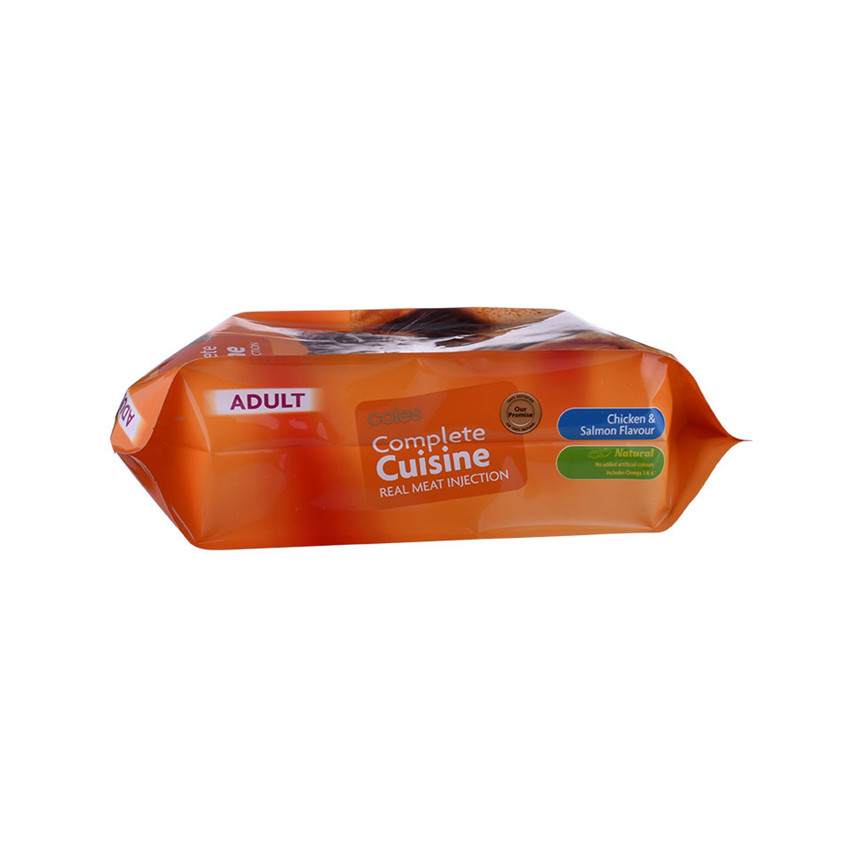 Bester Preis farbenfroher Druck kompostierbar wiederverschließbares Tiernahrung Zwickel Seitbeutel