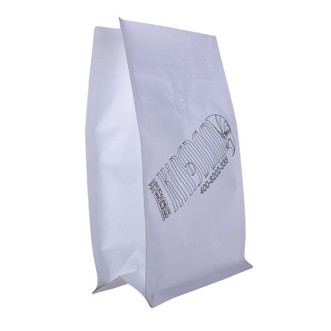 Hochwertige biologisch abbaubare Materialien wiederverschließbare Papiertüten für Lebensmittelverpackungen