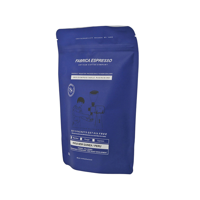 Biologisch abbaubare Öko -Verpackung Großhandel für Kaffeeverpackungsstandup DoyPack