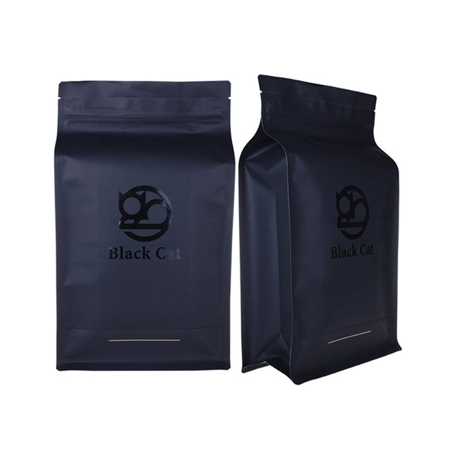 500g Recycling Standverpackung für Kaffee mit Taschenreißverschluss
