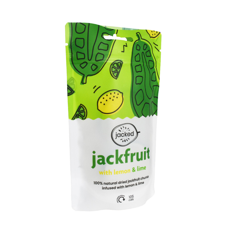 Öko -Feuchtigkeits -Proof Food Grade Reißverschluss trockener Früchte Packung Stand up -Tasche 