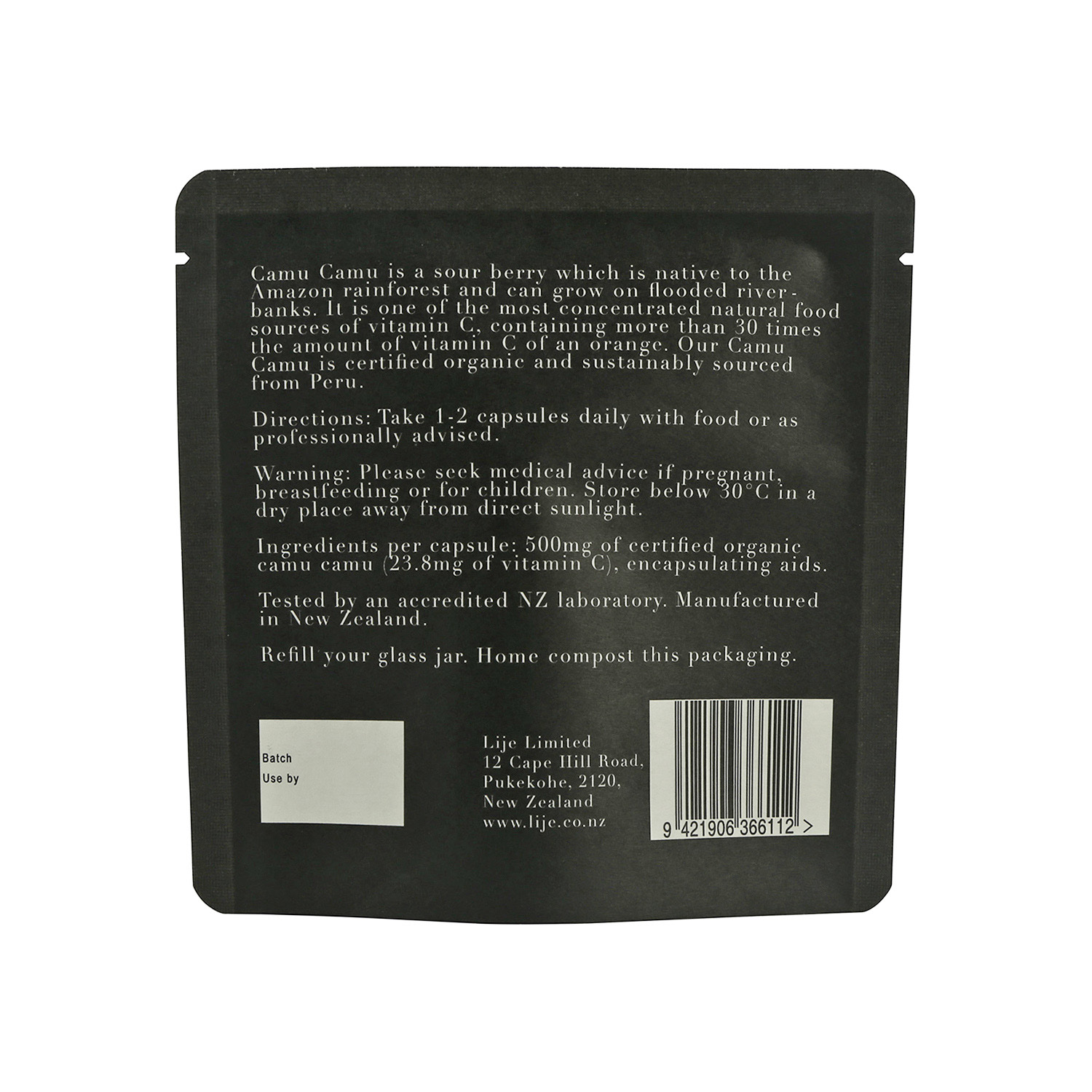 Kundenspezifische kompostierbare Kaffeepulver-Verpackungsbeutel 3 Papiertüten mit seitlicher Versiegelung