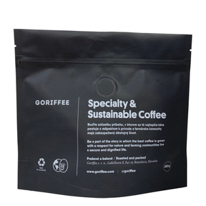 Benutzerdefinierte 100% recycelbare 16 Unzen Kaffeebohnenbeutel mit Ventil