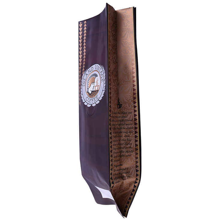 Kunststoffseiten-Gusset-Kaffeetasche