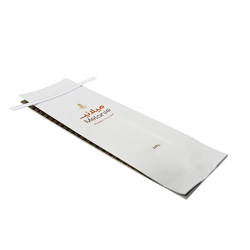 Reißverschluss K-Sealgelbe Kaffeebohne