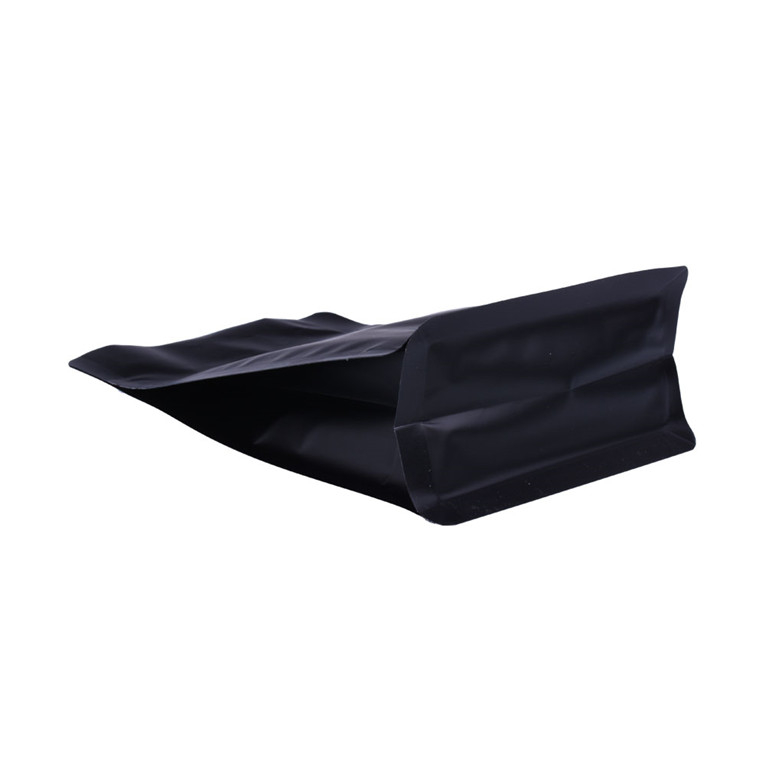 Hochwertige Standard -Top -Zip -Zip -Schwarz -Kraftpapier -Reißverpackung für Taschen für Taschen