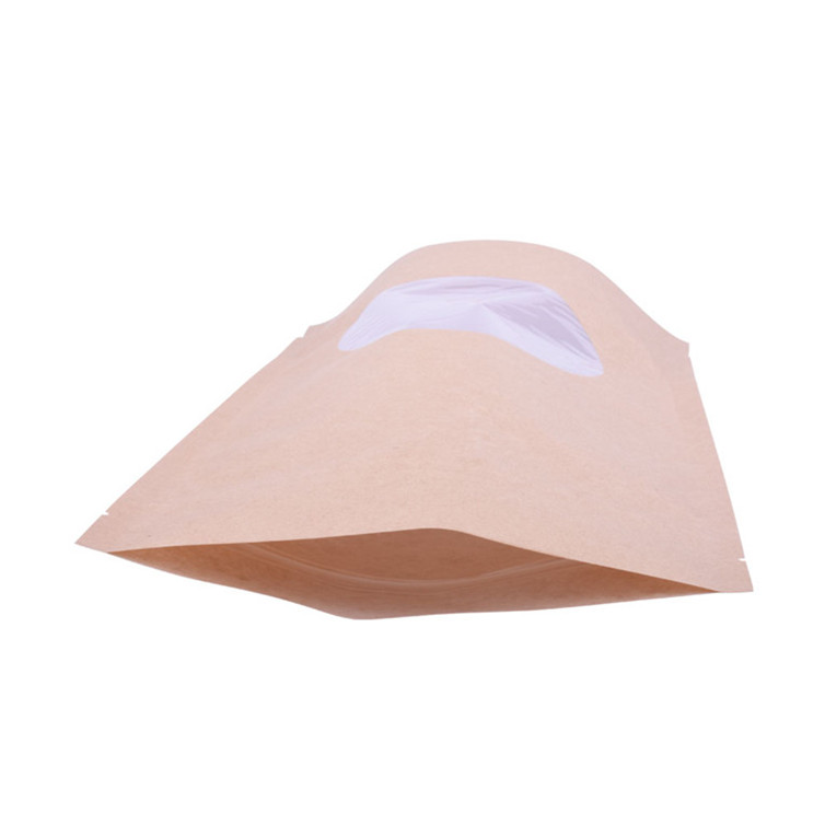 Laminierte transparente Papierbeutel der Lebensmittelqualität für das Taschenbeutel zum Mitnehmen mit Bandpapierhülle Verpackung