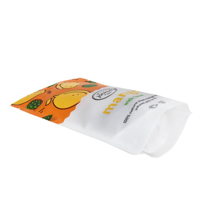 Benutzerdefinierte Reißverpackungsbeutel für trockene Früchte 100% für das erneuerbare Material recycelter Verpackungsbeutel für trockene Früchte